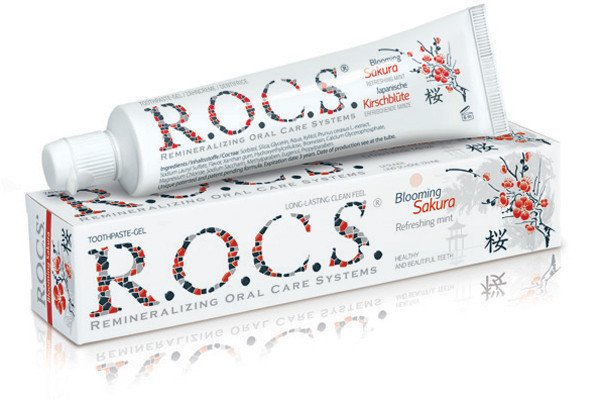 ROCS Japon Sakura Çiçeği Özlü Diş Macunu