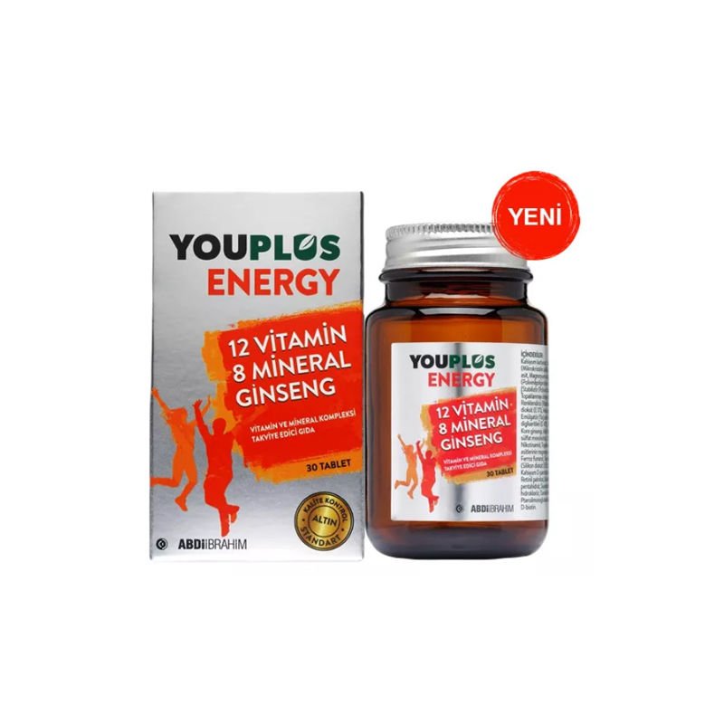 Youplus Energy Vitamin ve Mineral Kompleksi 30 Tablet
