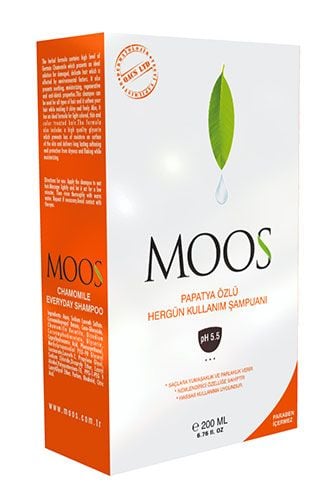 Moos Papatya Özlü Hergün Kullanım Şampuanı