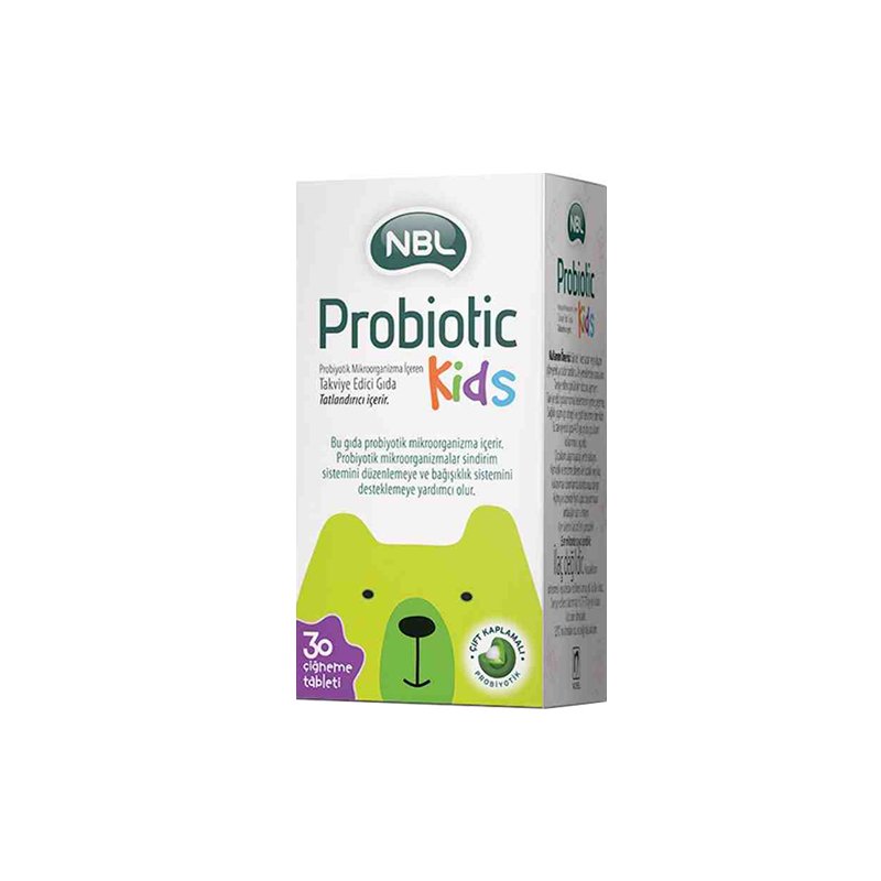 NBL Probiotic Kids 30 Çiğneme Tableti