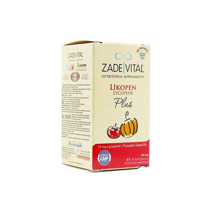 Zade Vital Likopen Plus 500mg 30 Kapsül