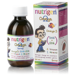 Nutrigen Omega 3 Balık Yağı Şurubu Çilek Aromalı 200 ml