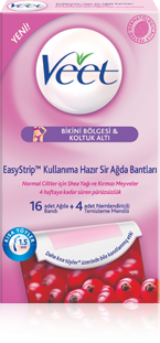Veet Bikini Bölgesi ve Koltuk Altı Kullanıma Hazır Sir Ağda Bantları