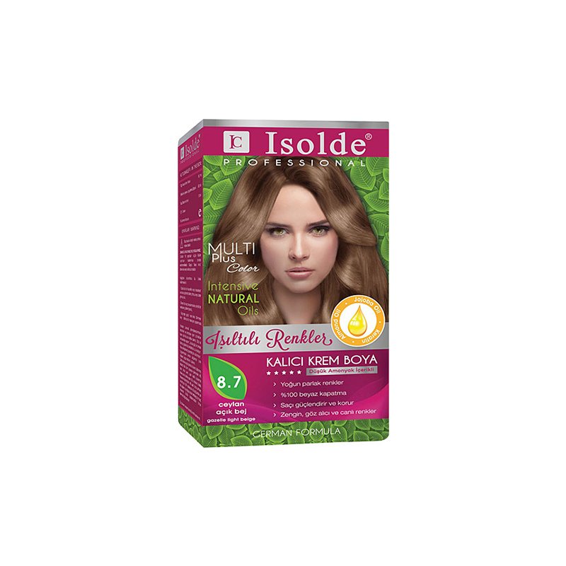İsolde Bitkisel Saç Boyası Ceylan Açık Bej