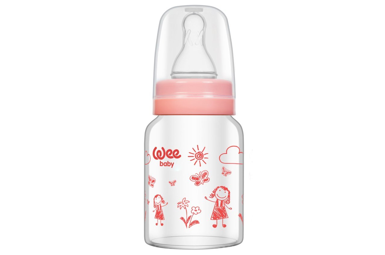 Wee Isıya Dayanıklı Cam Biberon 60 ml