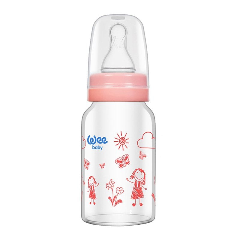 Wee Isıya Dayanıklı Cam Biberon 120 ml