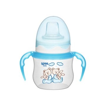 Wee Antikolik Akıtmaz Kulplu PP Bardak 125 ml