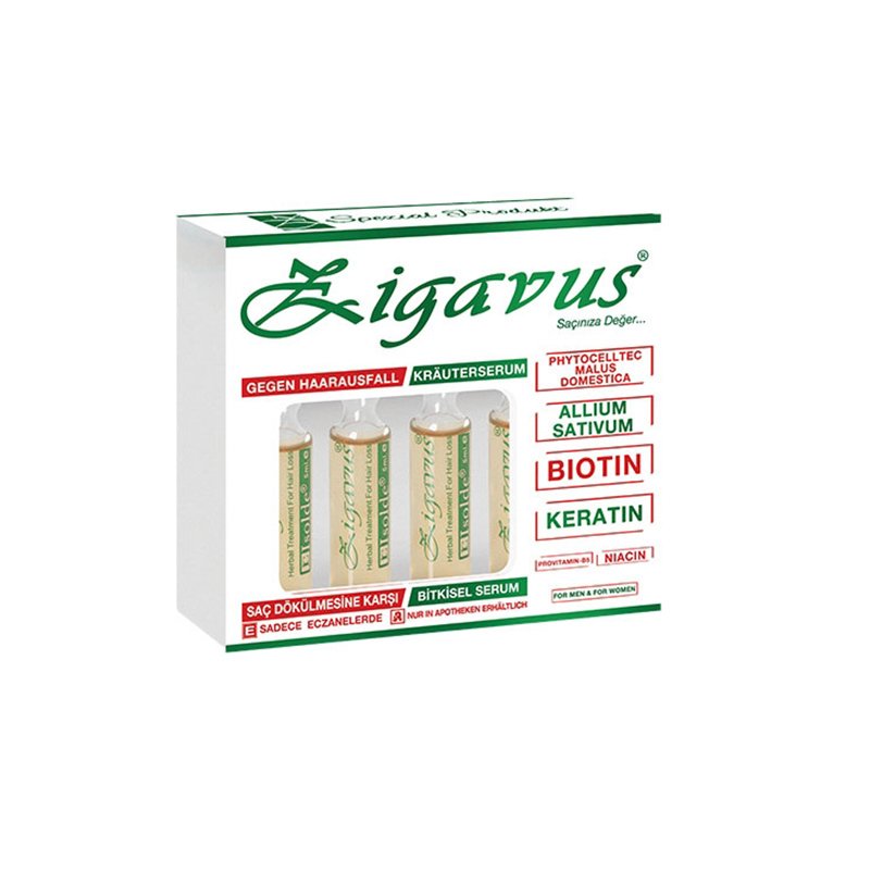 Zigavus İsolde Bitkisel Kür Ampul 10'lu