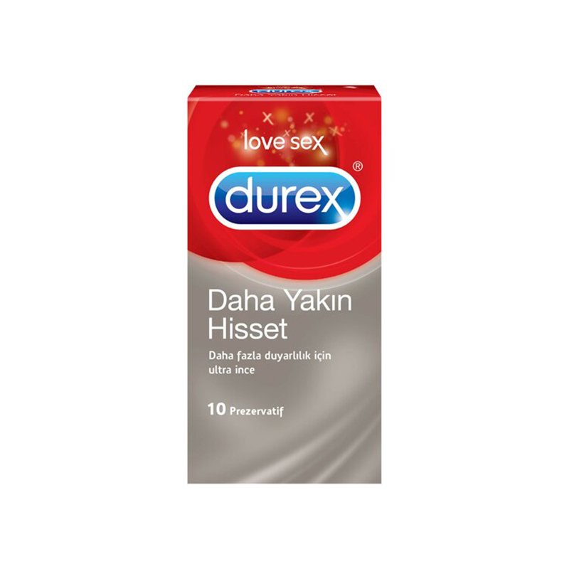 Durex Daha Yakın Hisset Prezervatif 10 Adet