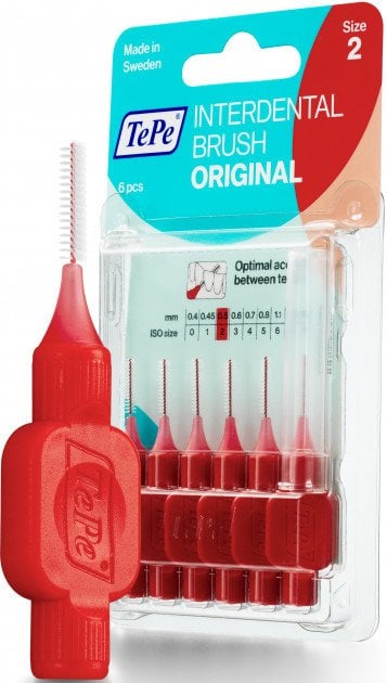 Tepe Arayüz Fırçası Kırmızı 0.5 mm