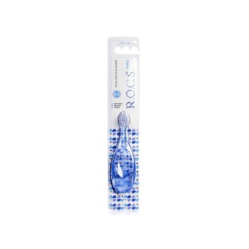 Rocs Baby 0 3 yaş Diş Fırçası mavi