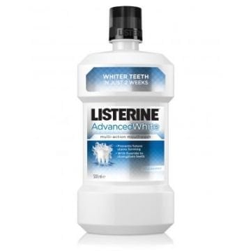 Listerine Advance White Gargara 500 ml Daha Beyaz Dişler