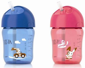 Avent Magic Desenli Damlatmaz Bardak 260 ml Pipetli