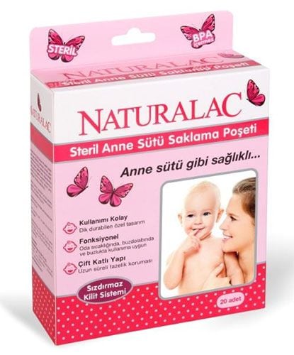 Naturalac Süt Saklama Poşeti