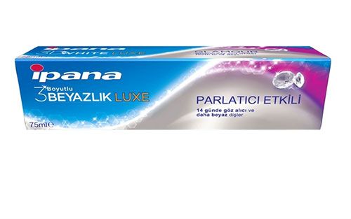 İpana 3 Boyutlu Beyazlık Luxe Parlatıcı Etkili Diş Macun