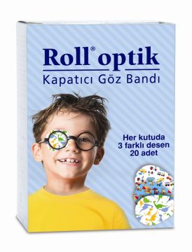 Roll Optik Kapatıcı Göz Bandı 20 Adet ERKEK