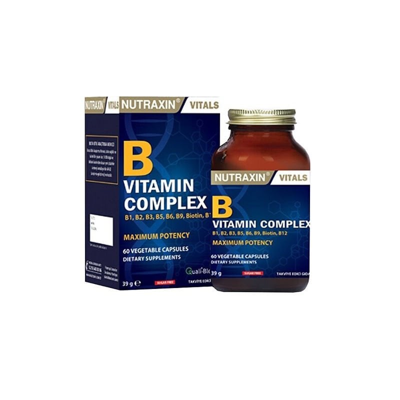 Nutraxin B Vitamin Complex 60 Kapsül