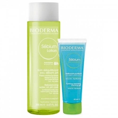 Bioderma Sebium Lotion 200ml - Temizleme Jeli 45 ml Hediye!