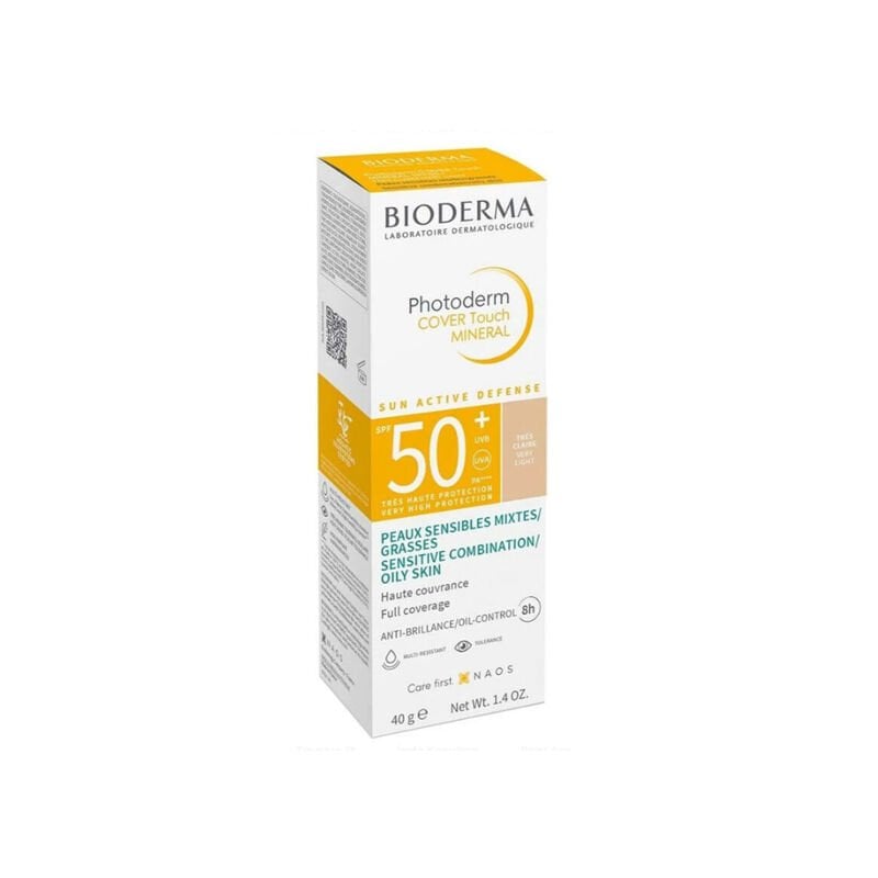 Bioderma Photoderm Cover Touch Mineral Spf50  40 gr Very Light