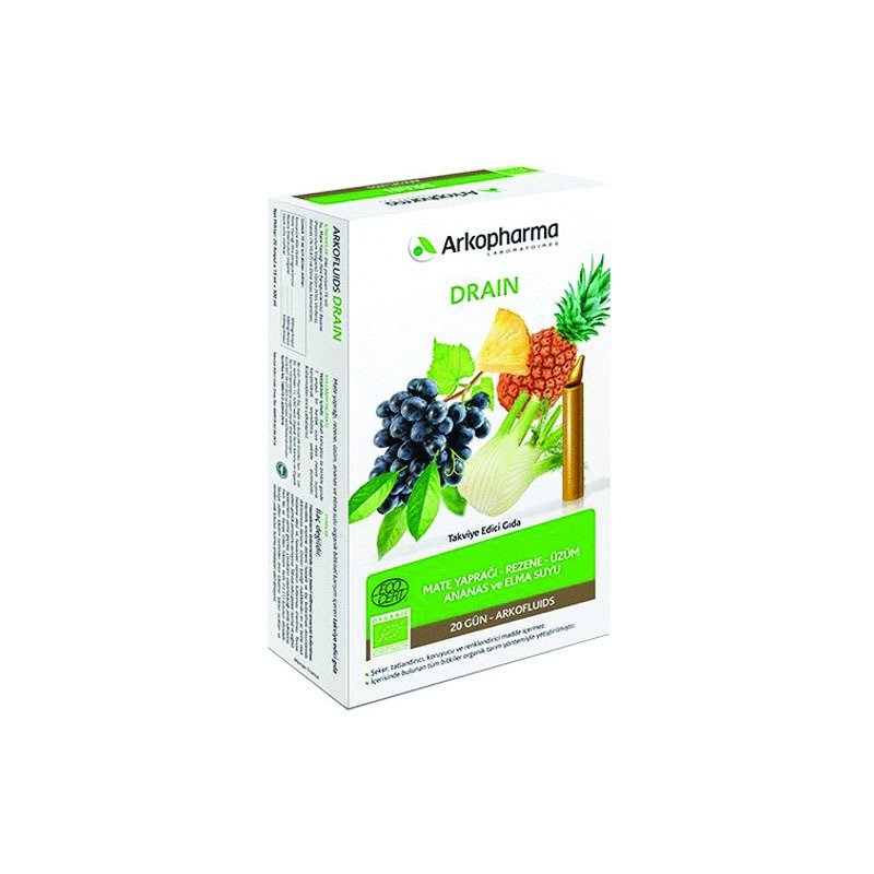 Arkopharma Arkofluids Drain Takviye Edici Gıda