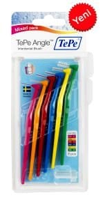 Tepe Angle Saplı Arayüz Fırçası Karışık 6 lı